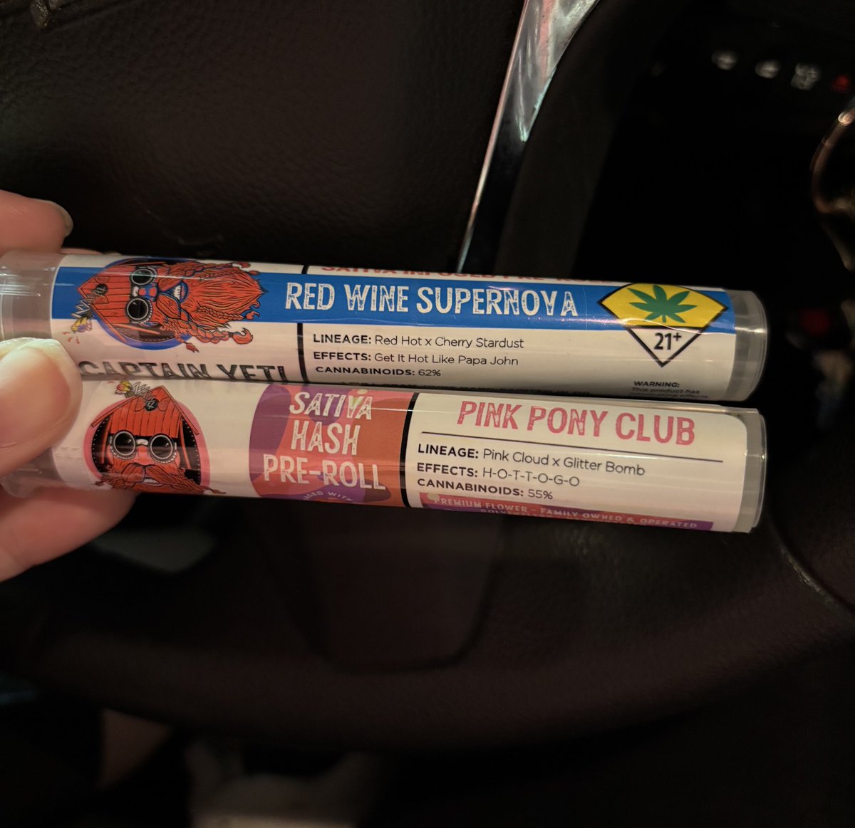 about to smoke Pink Pony Club &amp; Red Wine Supernova