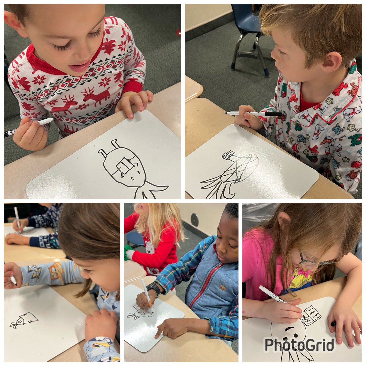Uniting with Silly Sketches during our Morning Meeting: A Pineapple reading a book! 🍍📖 <a href="/WoodbrookCCS/">Woodbrook Elementary</a>