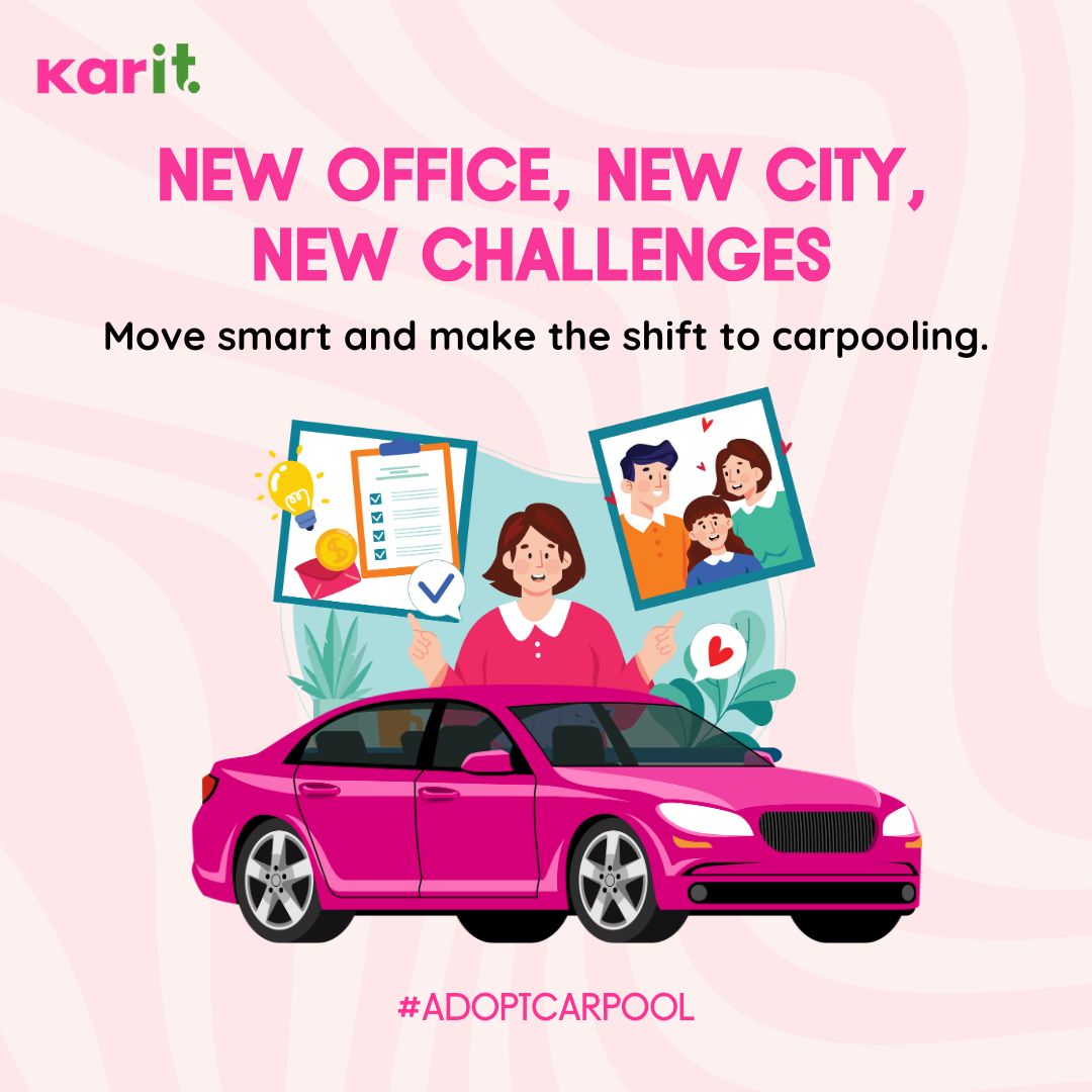 wekarit's tweet image. MOVE SMART AND MAKE THE SHIFT TO CARPOOLING!!
Carpooling creates a unique space, enabling exchanges between people who might have never met otherwise but who come together to share a ride. It removes barriers and creates social ties.

#Karit #pollution #carpool #carpooling