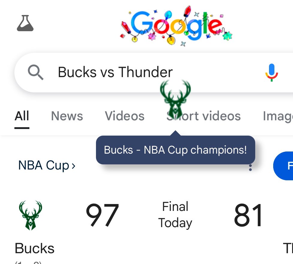 Google bucks vs thunder 😏😎