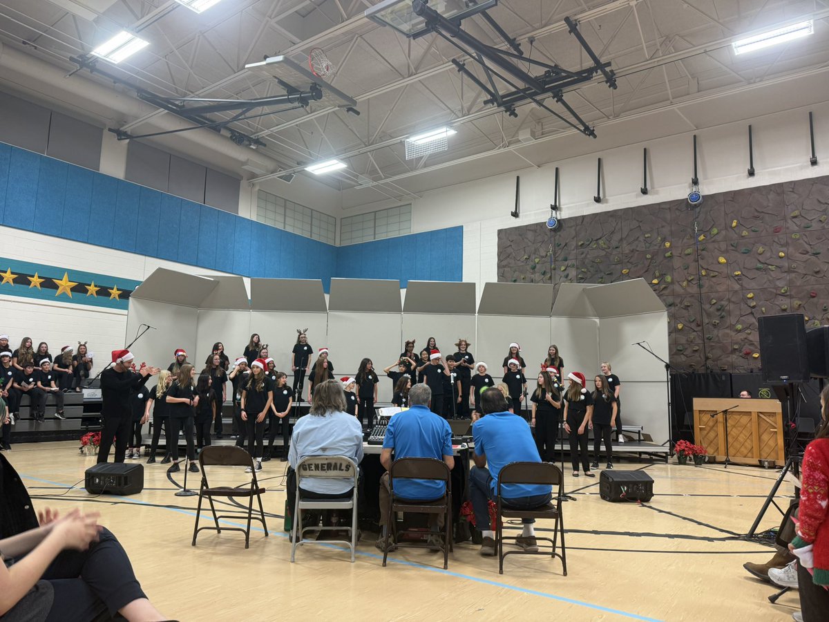 EMSGenerals's tweet photo. Tonight’s EMS Winter Choir Concert was a wonderful performance filled with talent and heart! 🎶 Our students shined, and their hard work truly showed. Thank you to our choir team and families for supporting the arts at Eisenhower! @melissarpool https://t.co/q3vdx45vU0