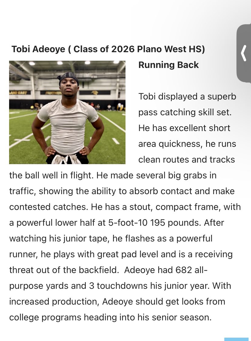 Thanks for the write-up!!
<a href="/Marchen44/">On Da Marc Sports🏈</a> <a href="/THEPLATFORMDR/">THE PLATFORM</a> <a href="/WolvesPlano/">Plano West Wolves Football</a> <a href="/GrizCoachGreen/">Justin Green</a> <a href="/TXTopTalent/">TX TOP TALENT</a> <a href="/TopPreps/">SPORTS NEWS, VIDEOS, GRAPHICS, EXPOSURE & MORE</a>