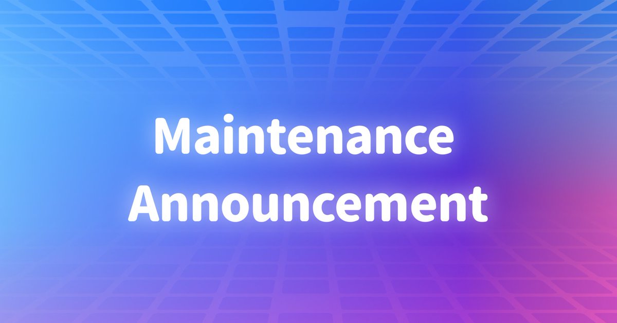 Yay_Update's tweet photo. Please be advised that Yay! will undergo scheduled server maintenance on Thursday, December 19th, from 10:00AM to 11:00 AM (JST). During this period, the Yay! app will be temporarily unavailable. We appreciate yourunderstanding and apologize for any inconvenience this may cause. A notification will be posted on X as soon asmaintenance is successfully completed. Thank you for your patience and continued support.
https://t.co/GZpdM0PFDL