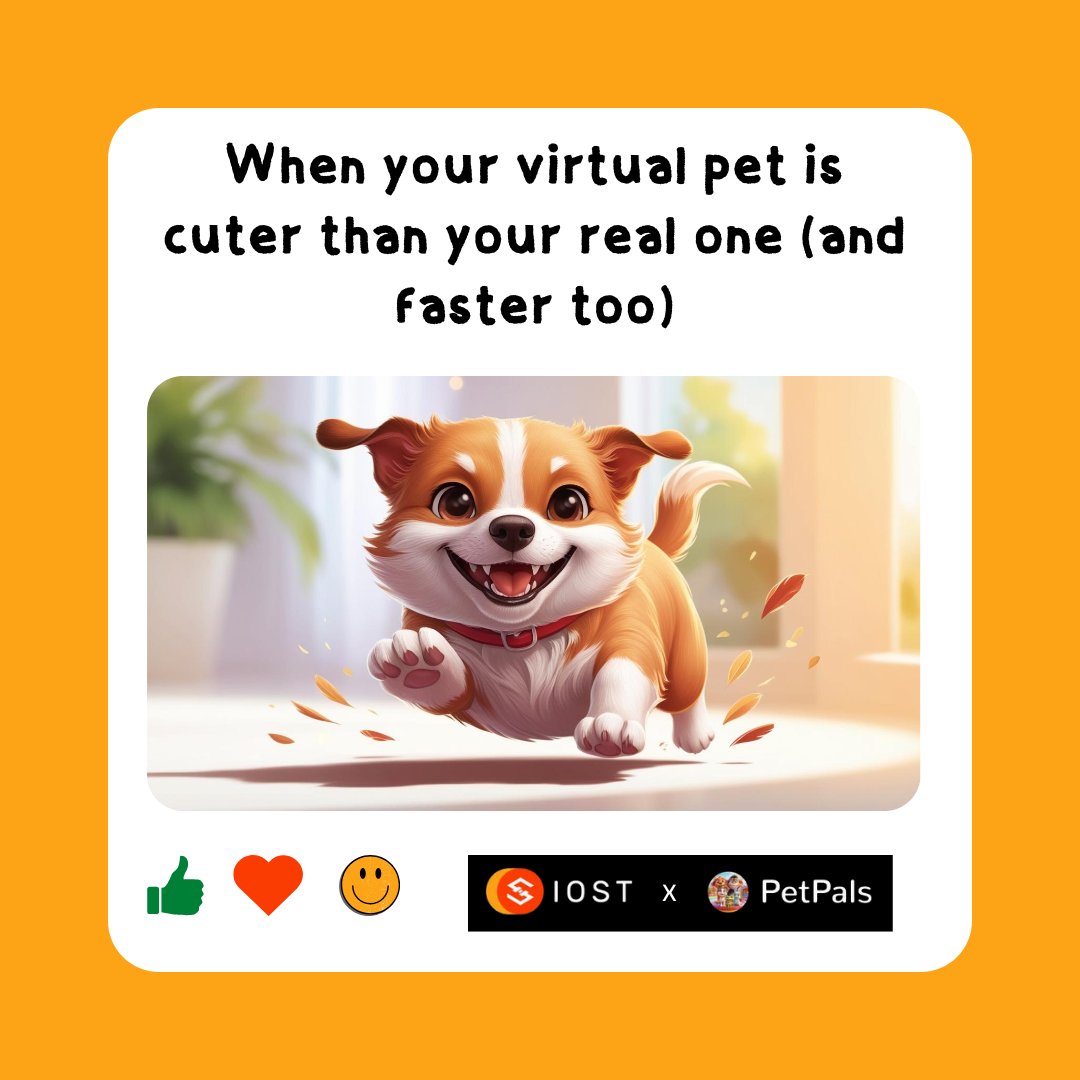 FedXZ07's tweet photo. Level up your pet-parenting game with #IOST & #PetPal! 🐾🚀
@IOST_Official’s high-speed #blockchain ensures seamless interactions with your virtual pet.
@petpals_fun's adorable creatures offer endless entertainment & companionship.
Join the fun & adopt your digital pet today! https://t.co/f9rgS3RVAD