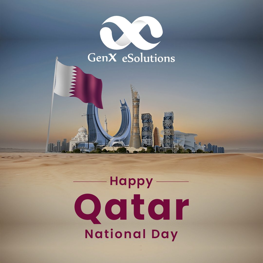 GenXeSolutions's tweet photo. Happy Qatar National Day!

#QatarDay #IndependenceDay #Unity #Celebrations https://t.co/SAvvRcDYH1