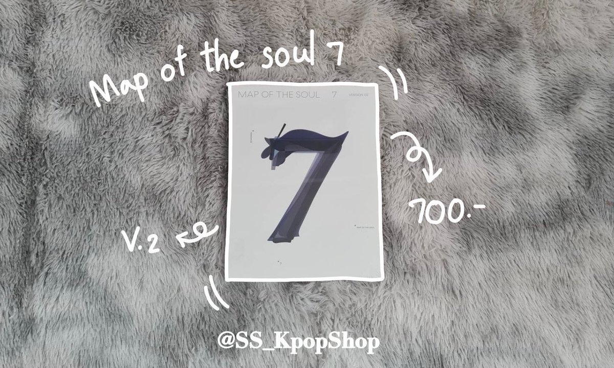 SS_KpopShop's tweet photo. — อัลบั้ม Map of the soul 7

💜เวอร์ละ 700.-

🌟ค่าส่ง 60/80

#ตลาดนัดbt21 #ตลาดนัดBTS  #ตลาดนัดบังทัน #ตลาดรถไฟบังทัน #ตลาดนัดรถไฟบังทัน https://t.co/ng5ZaKndek