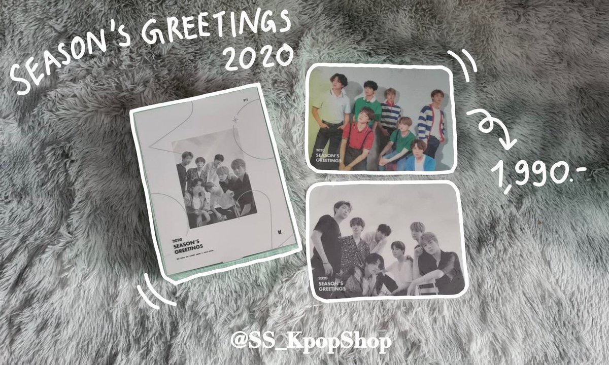 SS_KpopShop's tweet photo. Season greeting 2020

💜เซ็ทละ1990

🌟ค่าส่ง60/80

#ตลาดนัดbt21 #ตลาดนัดBTS  #ตลาดนัดบังทัน #ตลาดรถไฟบังทัน #ตลาดนัดรถไฟบังทัน https://t.co/tCkfU2sOFI