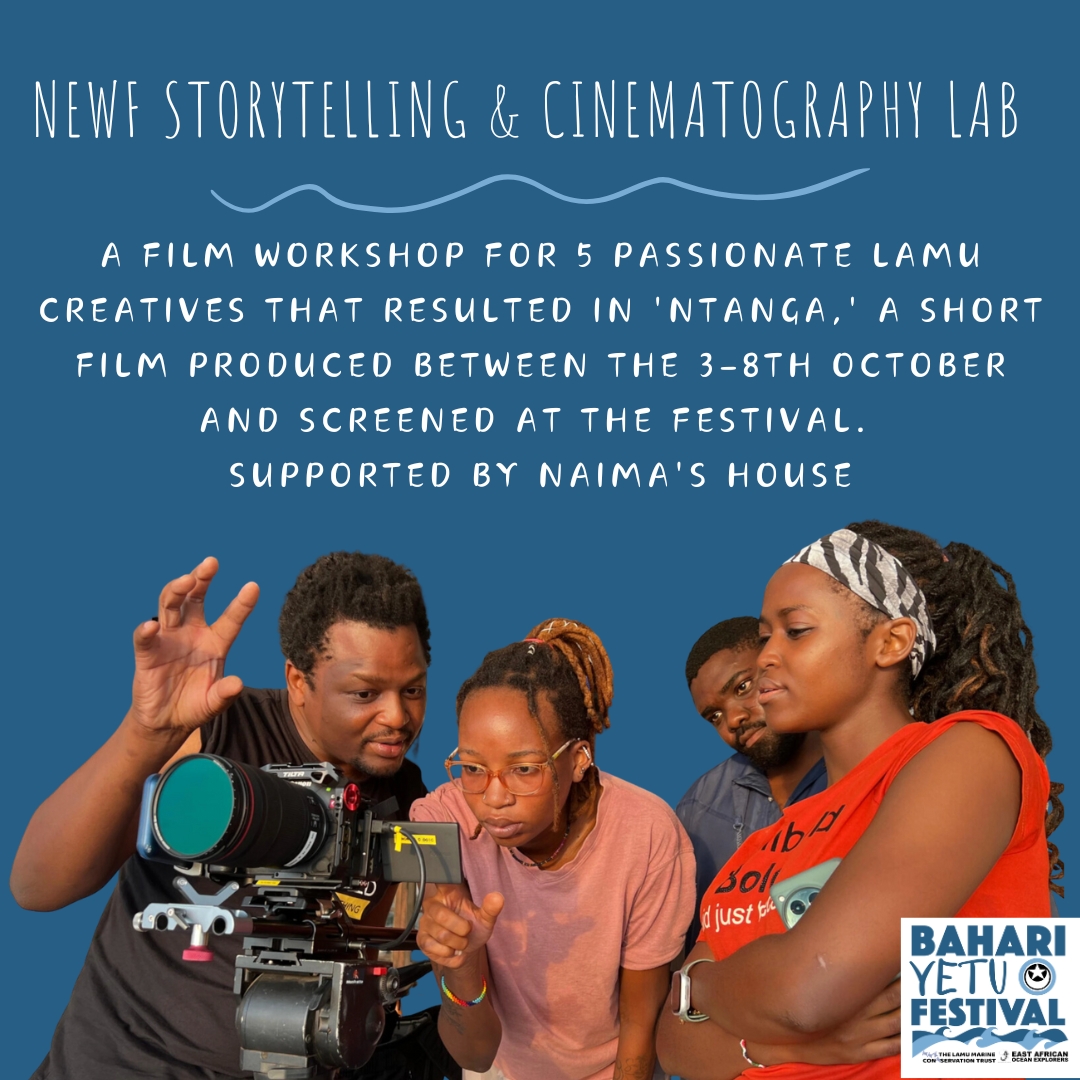 lamcot_lamu's tweet photo. NEW Blog! 🇰🇪 🇿🇦
A NEWF Story: Filmmakers explore Lamu's marine wonders!  
Read about their journey from script to screen &amp; the powerful short film they created! https://t.co/8ZpoegjoH6 
#NEWFLab #Filmmaking #Lamu #Kenya #Conservation #MarineLife #EastAfrica #DiscoverLamu https://t.co/IMJSL6qsbX