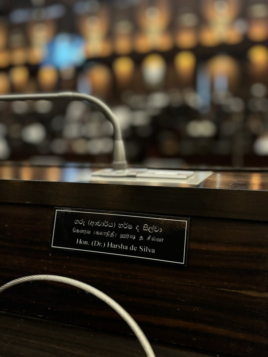 Harsha de Silva tweet media