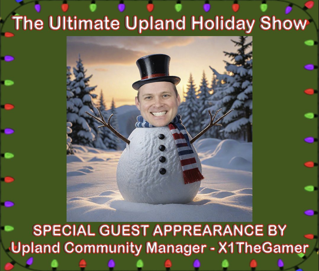 uplando (@therealuplando) on Twitter photo JOIN US FOR A NIGHT OF HOLIDAY CHEER!
WHERE: Upland Metaverse
WHEN: 12/21/24 6pm PT
WHO: Uplando & TheGoldSmith
LIVE: from The Lefthouse Theater 470 Peninsula Ave
Simulcast on Youtube & Twitter
PRIZES! GAMES! GIVEAWAYS! GUESTS!
@uplandme <a href="/xonebros/">X1TheGamer</a> <a href="/TheGoldsmith5/">The Goldsmith</a> JOIN US FOR A NIGHT OF HOLIDAY CHEER!
WHERE: Upland Metaverse
WHEN: 12/21/24 6pm PT
WHO: Uplando & TheGoldSmith
LIVE: from The Lefthouse Theater 470 Peninsula Ave
Simulcast on Youtube & Twitter
PRIZES! GAMES! GIVEAWAYS! GUESTS!
@uplandme <a href="/xonebros/">X1TheGamer</a> <a href="/TheGoldsmith5/">The Goldsmith</a>