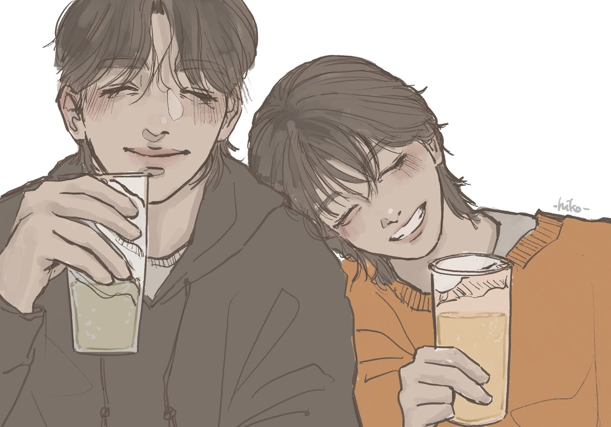 hiko_ssvt14's tweet photo. 一緒に酒が飲みたいね🍒
私たちだってこうやって飲んでて欲しいよ

 #쿱정 
#seventeenfanart https://t.co/MTYDm7tGkl