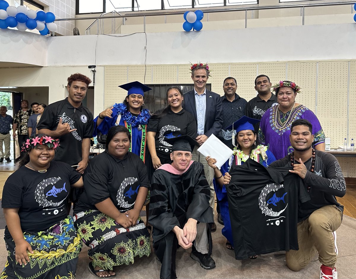 We are pleased to have witnessed 147 graduates turn their tassels at COM-FSM's 80th Commencement Exercise this morning. Congratulations students, faculty, staff, and parents for a well-achieved academic semester - what a great way to celebrate the holidays!

The United States