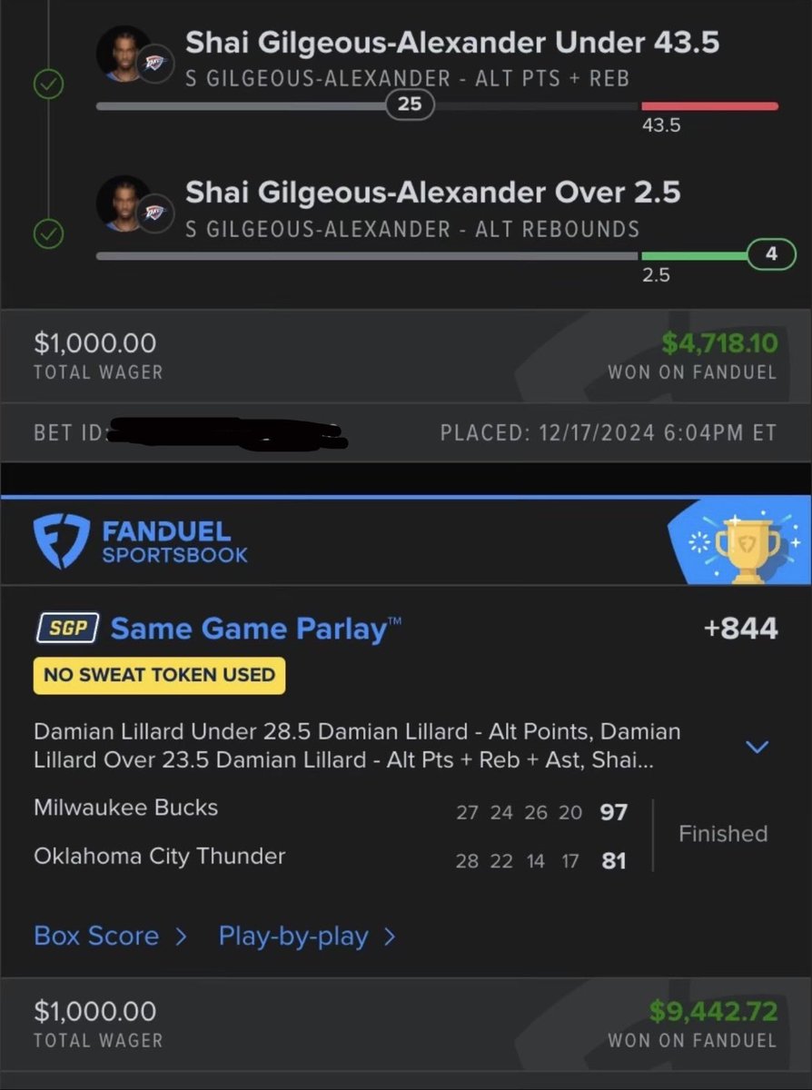ChillyBets's tweet photo. $12k day 😎✅

$100 to someone who Likes/RT’s before midnight https://t.co/7BjfOCVE8M