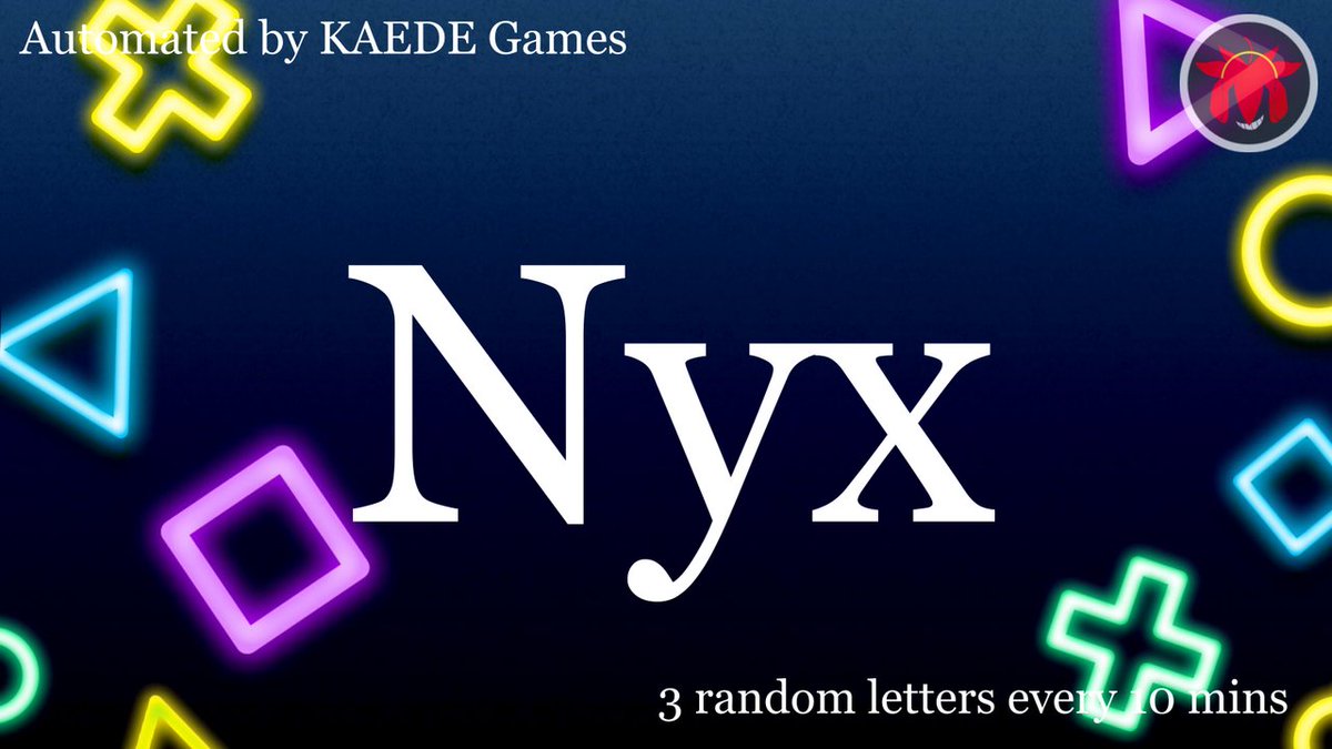 3letter_'s tweet photo. N y x https://t.co/8YBxOqOmI8
