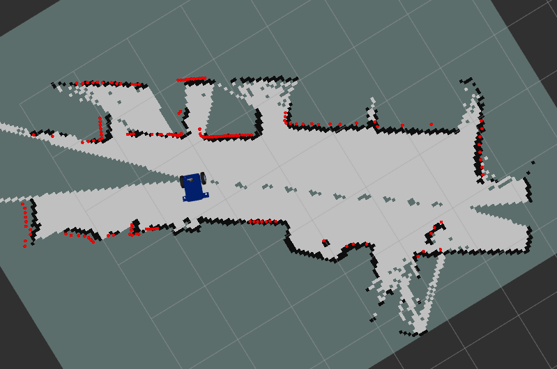 mattadc's tweet image. Day 4 of learning robotics and ros. Jumping into the SLAM toolbox to drive around in gazebo and look at how the work gets mapped by lidar. Good to see a realistic application. The the map frame jumps around a lot as I drive. It also gets completely broken if I bump into anything.