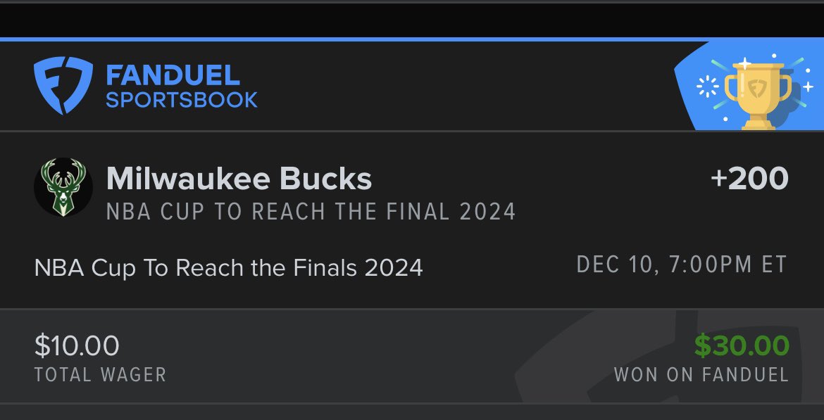 DBULLDFS's tweet photo. Giannis went crazy 🦌 🔒 
#NBACup #NBA #FanDuel 
#FanKings https://t.co/lJohYdIx5E