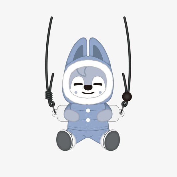 Bang Chan with the NEW Japan Official Goods Merch of the Wolf Chan