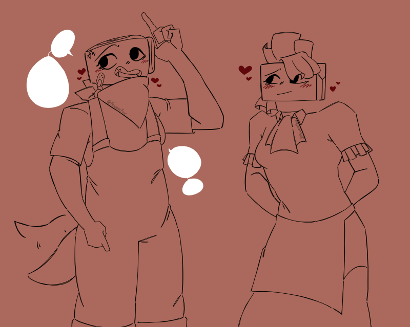 nightram's tweet image. Some ship art req. from the discord server [I'm going thru them slowly]

#dandysworld #dandysworldart #dandysworldfanart #fossilcleaning #fossilcollection #GigixShelly #TishaxShelly