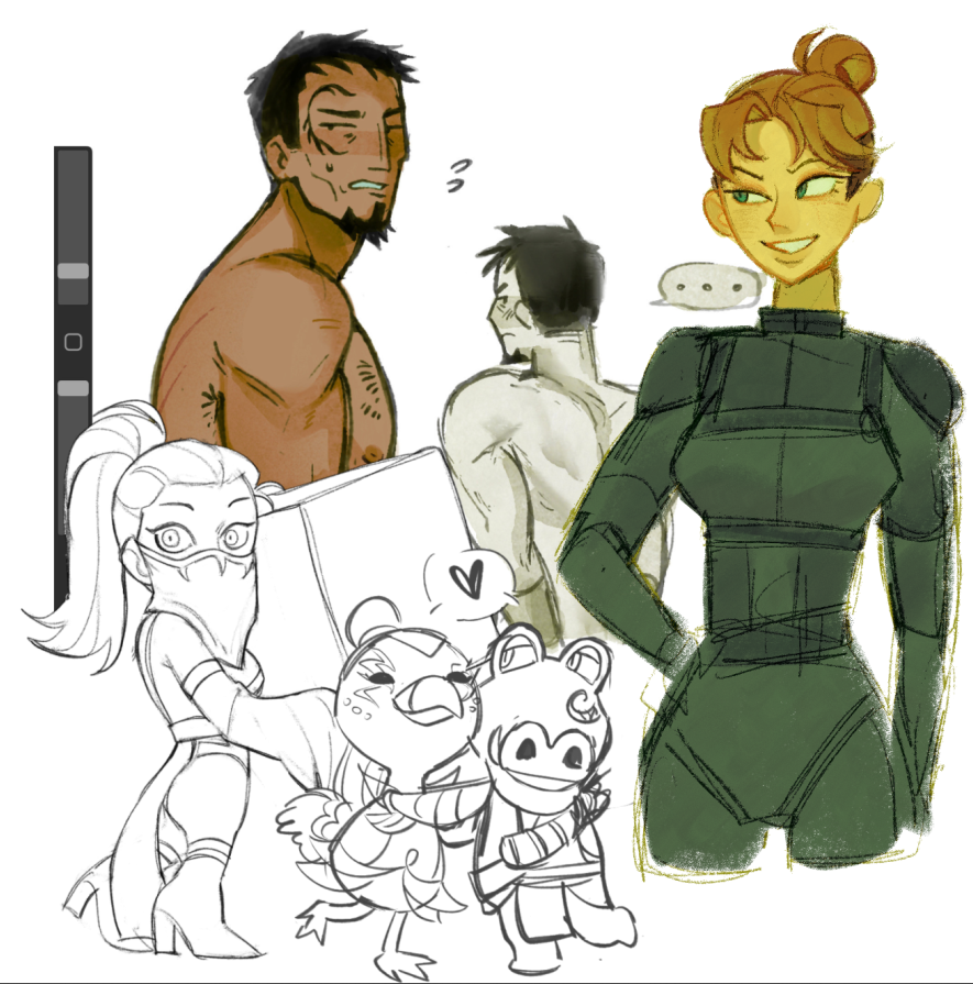 ktkt_974's tweet photo. I'm the CEO of never finishing things. Some of these are very old. 
I have to finish two trades now 🫡 https://t.co/APl5dByhWo