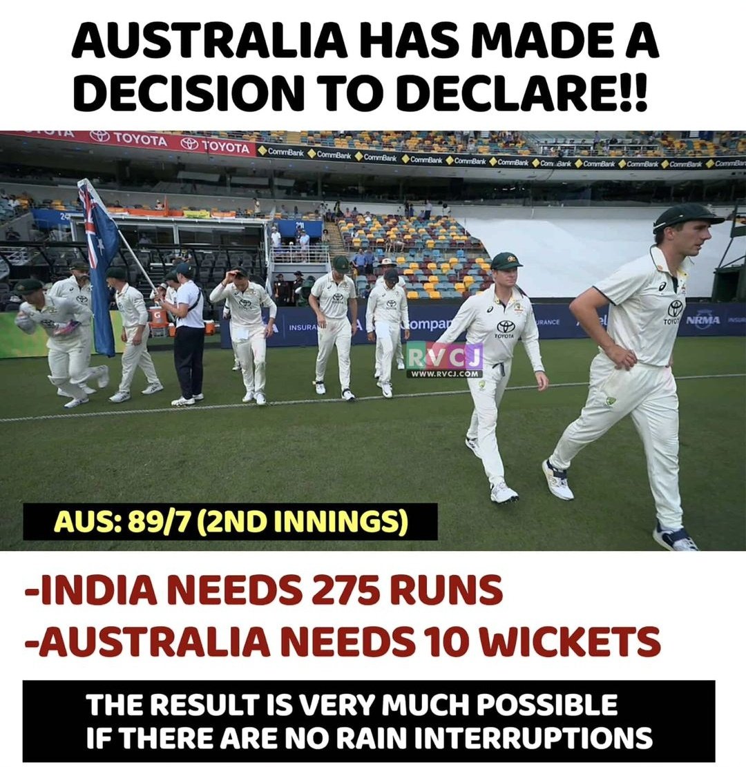 Rahulcric02's tweet photo. 3rd Test Day 5 in Gabba 
#AUSvIND #BorderGavaskarTrophy https://t.co/AUJC45IpiG