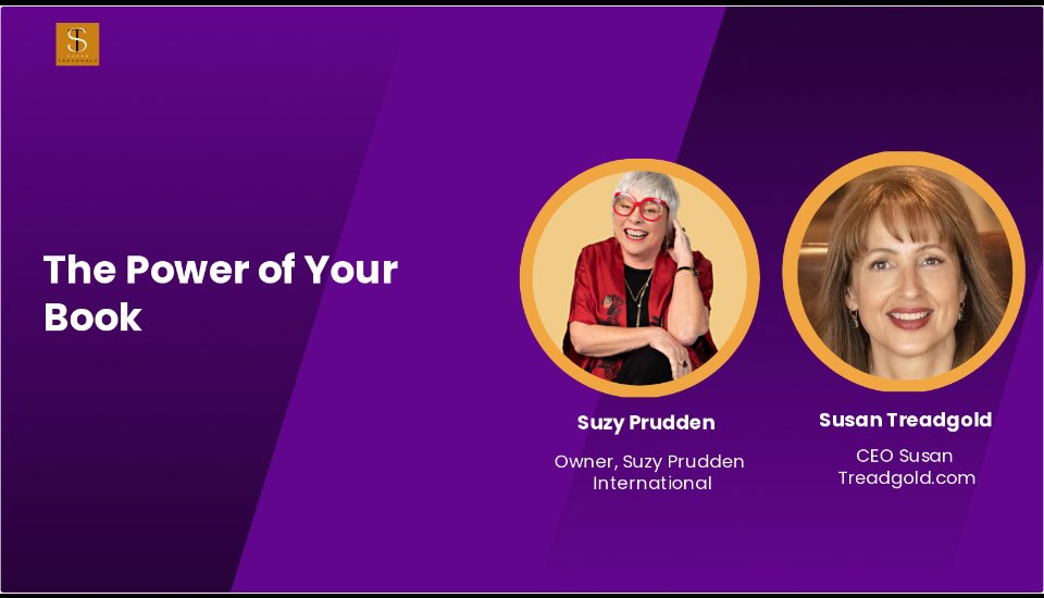 Join me for an insightful interview about The Power of Your Book with the legend <a href="/suzyprudden/">suzyprudden</a> on The High Performing Woman Talkshow app.zync.ai/e/HEyNLWpB/reg…