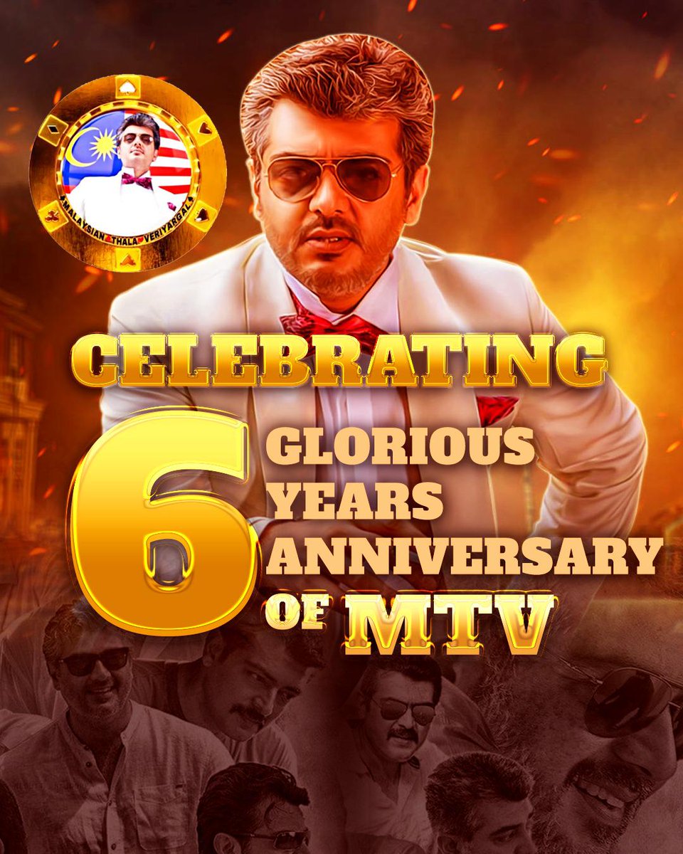 ✨It’s been an amazing six years since we launched this brand, and we are so excited for the future of #MalaysianThalaVeriyargal <a href="/MYThalaV/">Malaysian Thala Veriyargal</a> #MTV
Thanks to all our beloved family, friends &amp; AK Bloods for being a part of our journey from day one!✨️