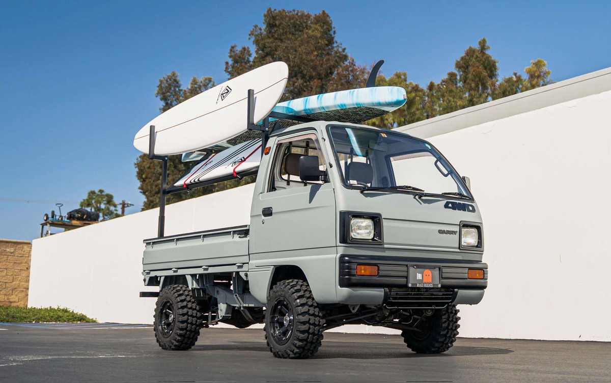 AntKoolaid's tweet photo. Just found out that 25 year old or older kei trucks and vans are street legal in texas now... what to do... https://t.co/Ha6JhNPjaC