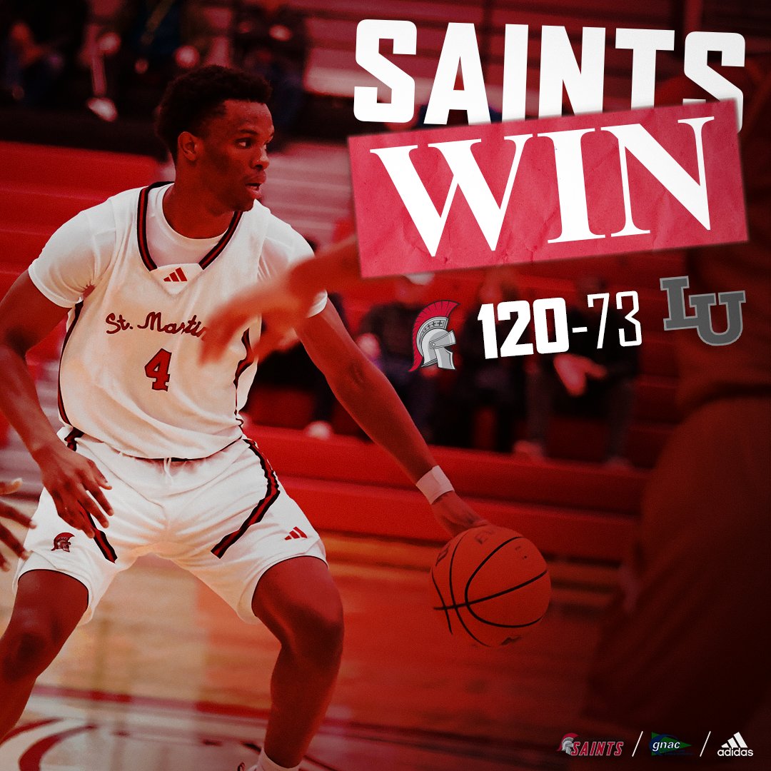 SMUSaints's tweet photo. SAINTS WIN ‼️

Immanuel Oludele drops a triple-double and 5⃣ other Saints record double-digit points in a HUGE @SMUSaints_MBB win over Lincoln!

#SaintsStrong 🗡️ / 🏀 https://t.co/oAz40QJZaH