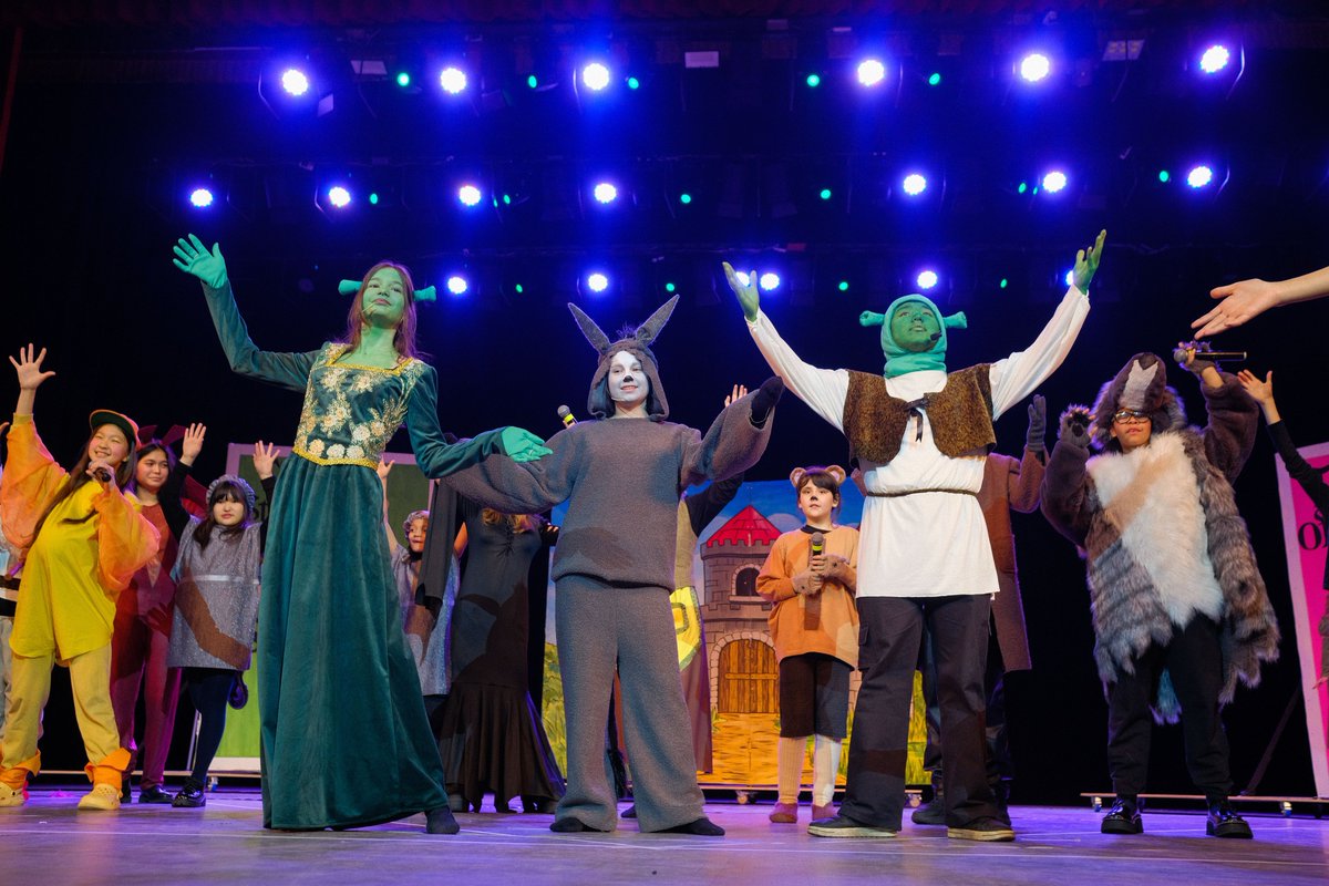 biskg_'s tweet photo. 💫 On December 14th, 2024, the BIS Annual Anniversary Show lit up the stage with a spectacular performance of SHREK The Musical Jr.. 
🌟 Our talented students brought energy, creativity, and heart to this production, making it a true celebration of teamwork and dedication. https://t.co/LCPqBirMPp