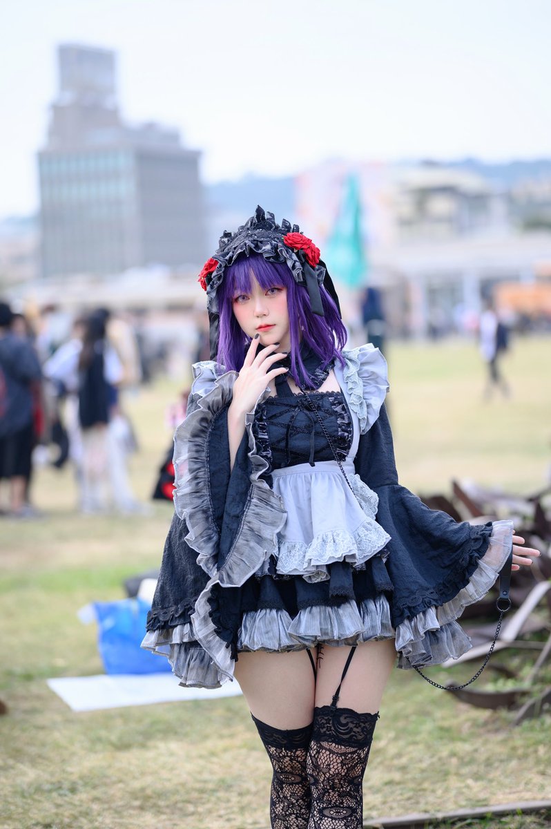 🌸戀上換裝娃娃—黑江雫 cos🌸
駁二場有多少人有遇到小靜呢～？

📷 藤井