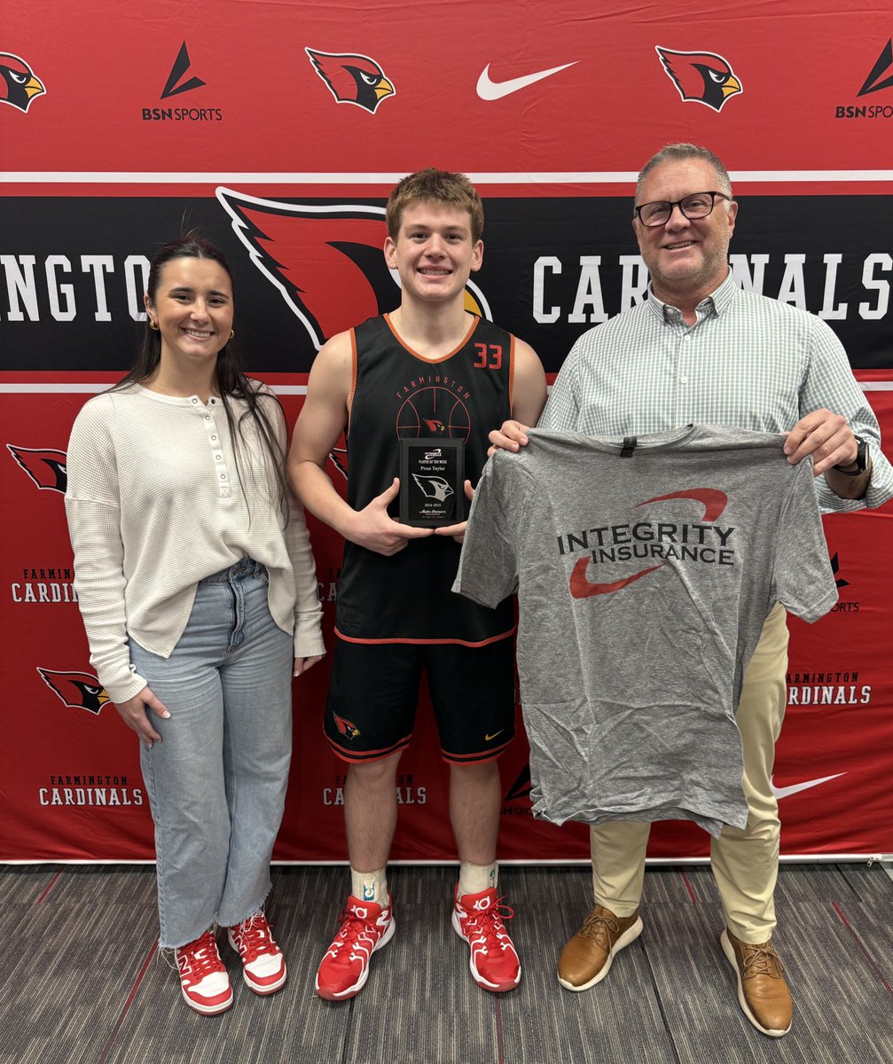 Farmington Basketball (@farmingtonmbb) on Twitter photo Thanks Joey Fulgham and Integrity Insurance group for sponsoring our players of the week. Senior <a href="/maddox_teeter/">Maddox Teeter</a> and Freshman <a href="/PressTaylor2028/">Press Taylor</a> have helped to lead our team to a 9-2 record! Thanks Joey Fulgham and Integrity Insurance group for sponsoring our players of the week. Senior <a href="/maddox_teeter/">Maddox Teeter</a> and Freshman <a href="/PressTaylor2028/">Press Taylor</a> have helped to lead our team to a 9-2 record!