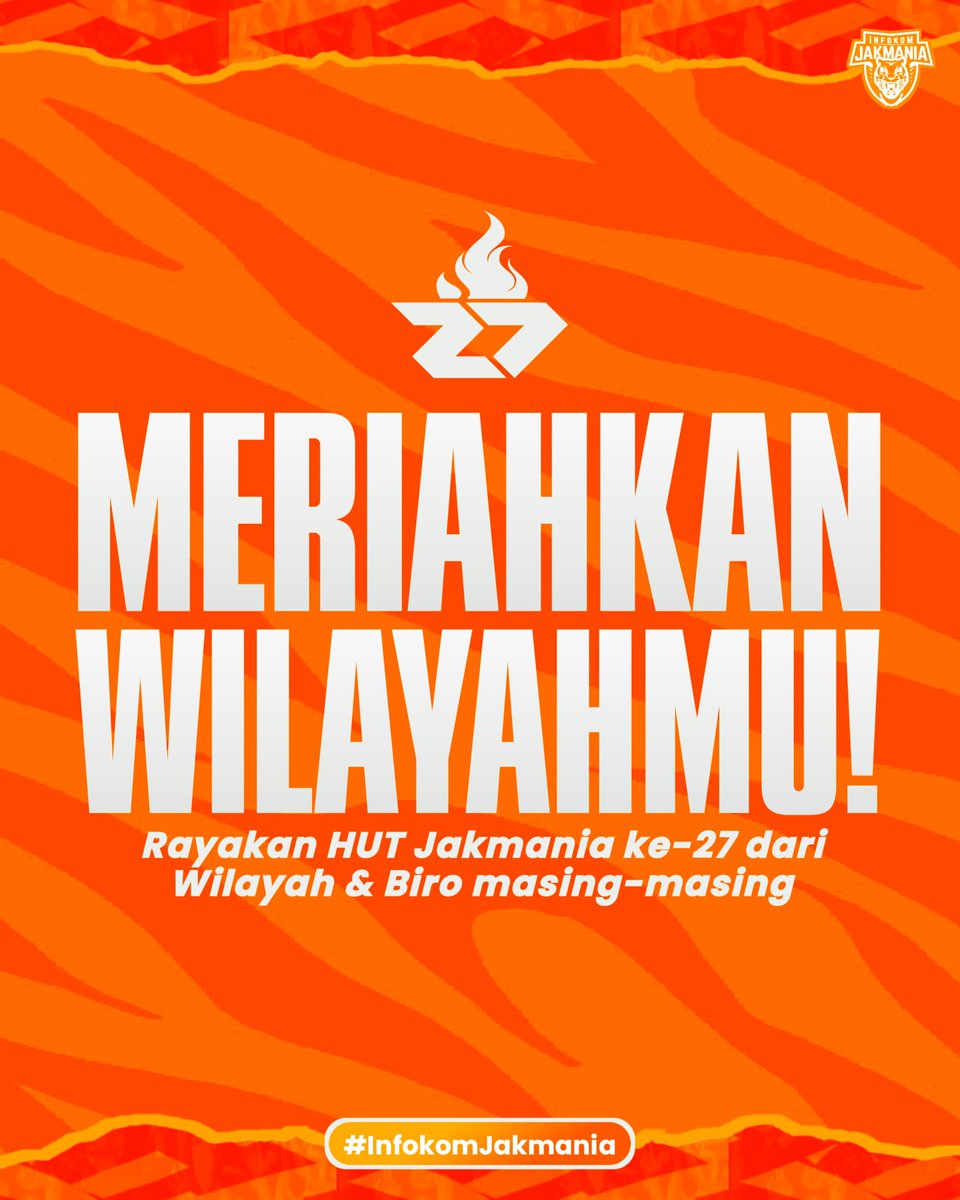 Teman-teman di selatan area, mari kita rayakan hari jadi the Jakmania di wilayah masing-masing.

Tunjukan bahwa anak the Jakmania ada dimana-mana 🧡

#selatanarea #CumaSayangPersija