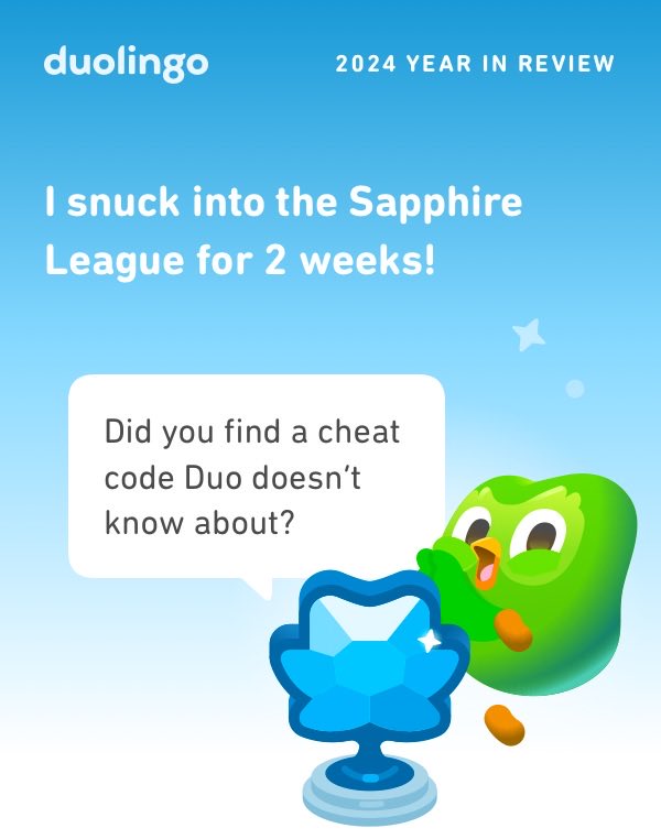 sagarbudavi's tweet photo. Look what I learned on Duolingo in 2024! #Duolingo365 https://t.co/cP3dHRMopX