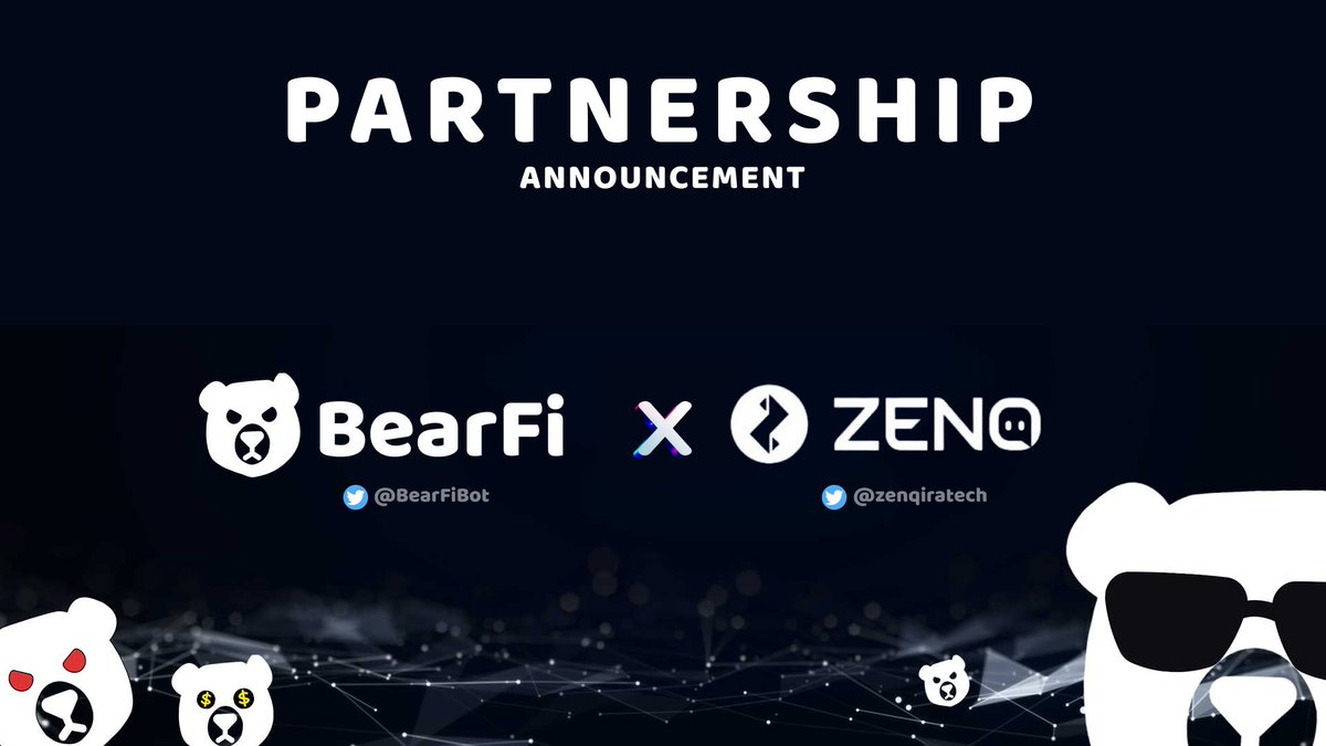 BearFi x Zenqira: Pioneering decentralized AI and blockchain innovation!

🚀 BearFi proudly announces its partnership with Zenqira (<a href="/zenqiratech/">ZENQIRA</a>), a game-changer in AI and decentralized computing. 

Together, we're unlocking the power of DePIN ecosystems and leveraging