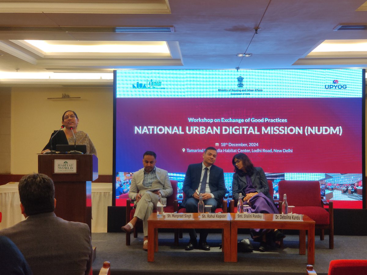 NIUA_India (@niua_india) on Twitter photo <a href="/NUDM_NIUA/">National Urban Digital Mission-NIUA</a> is and will be umbrella mission for citizen centric governance, Dr Debolina Kundu, Director (AC) NIUA, exemplifies the mission to provide last mile delivery of urban services to people in today's workshop. <a href="/NUDM_NIUA/">National Urban Digital Mission-NIUA</a> is and will be umbrella mission for citizen centric governance, Dr Debolina Kundu, Director (AC) NIUA, exemplifies the mission to provide last mile delivery of urban services to people in today's workshop.
