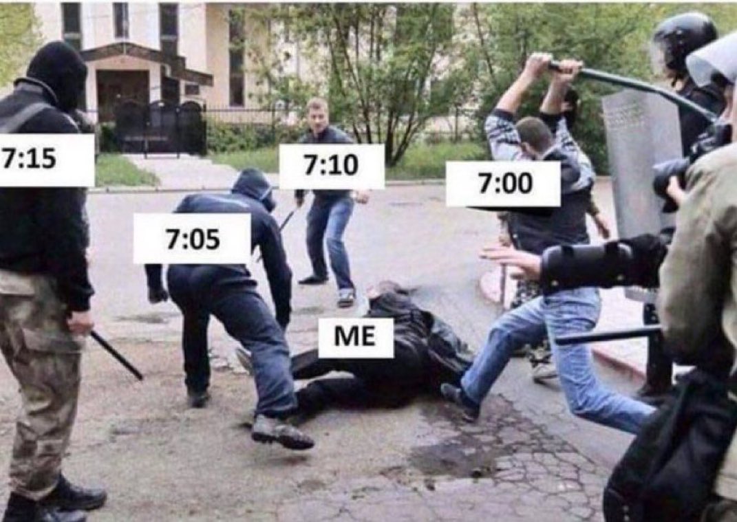 المنبه كل يوم صباح