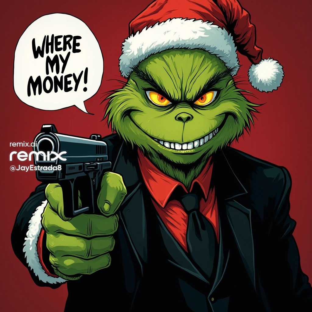 JayEstrada8's tweet photo. https://t.co/WNrzSgySWK
Grinch Christmas Carol
#imagecreator #bingimagecreator #aiimage #aiisfun #midjourney #adobefirefly #microsoft #ai #leonardoai #RemixAi #stablediffusion #grokimages https://t.co/dsXihpGdWj