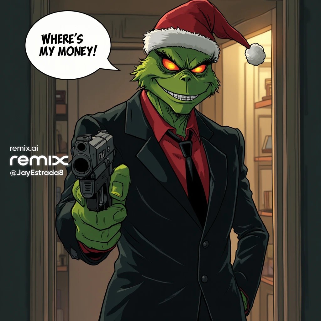 JayEstrada8's tweet photo. https://t.co/WNrzSgySWK
Grinch Christmas Carol
#imagecreator #bingimagecreator #aiimage #aiisfun #midjourney #adobefirefly #microsoft #ai #leonardoai #RemixAi #stablediffusion #grokimages https://t.co/dsXihpGdWj