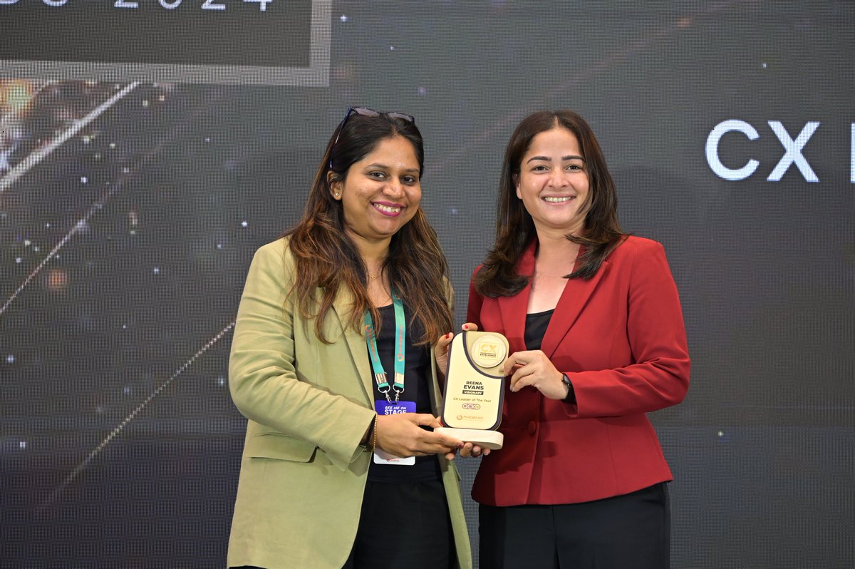 A massive congratulations to Reena Evans, Senior Director of Operations &amp; #CustomerExperience at Acko, for being awarded Visionary #CX Leader of The Year! 🏆 Acko's exceptional commitment to customer-centric innovation has also earned the Visionary Customer Centric Culture award!