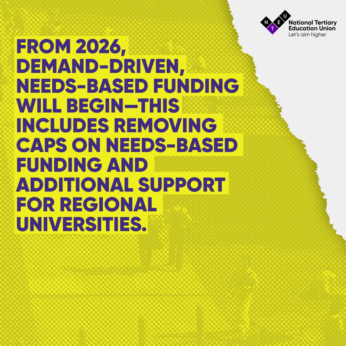 Some good news for higher education in the mid-year budget. Our campaign for better universities is working – but there’s more to be done. Join with us to help keep the pressure on: betterunis.nteu.au