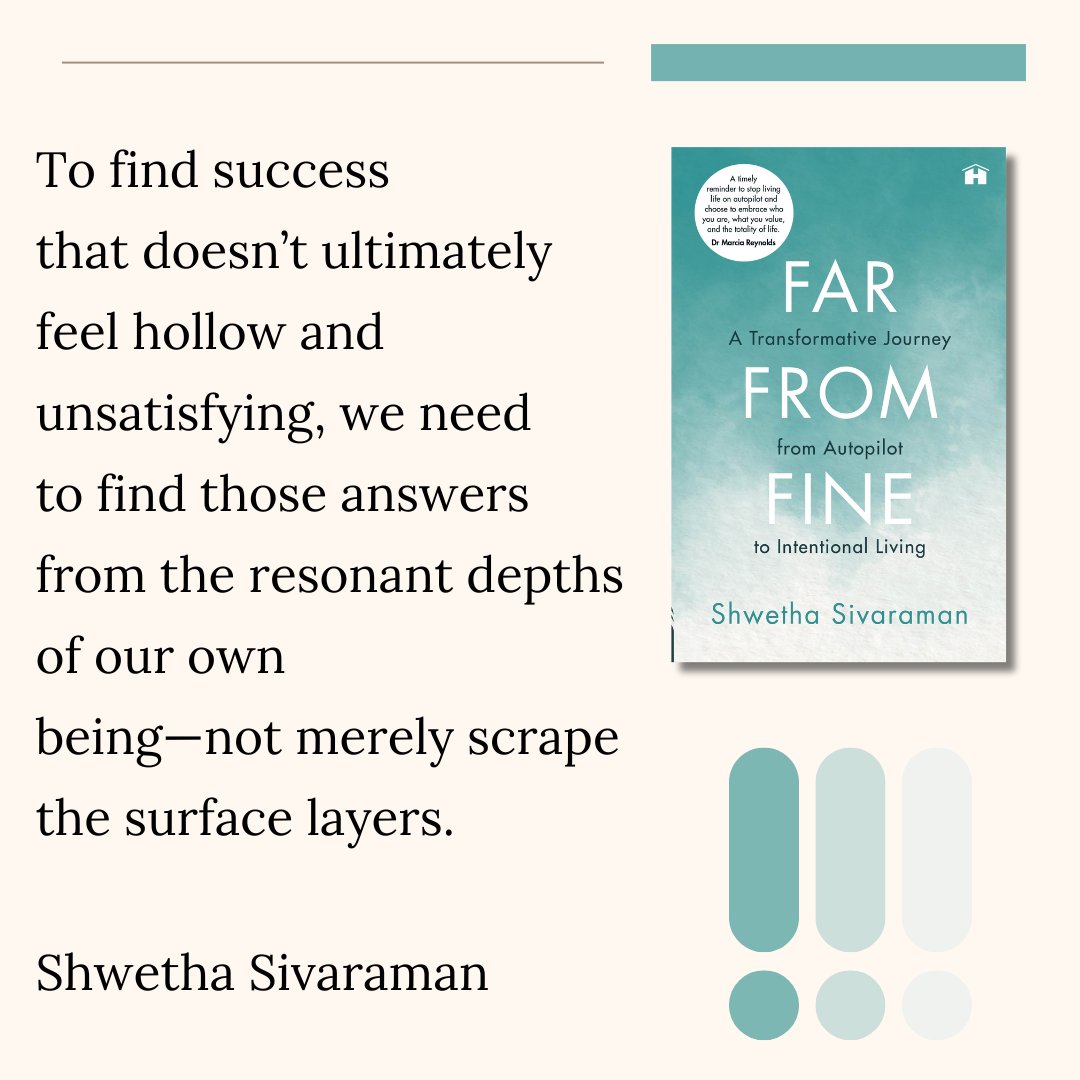 HayHouseIndia's tweet photo. Far From Fine β¨
.
.
.
.
.
.
.
.
#HayHouse #HayHouseIndia #FarFromFine #Shwethasivaraman #newbook #newrelease #personalgrowth #selfhelpbooks #HealwithHHI #growthmindset #personaldevelopment #thrive #transformingyourself https://t.co/fSqbok6nS5