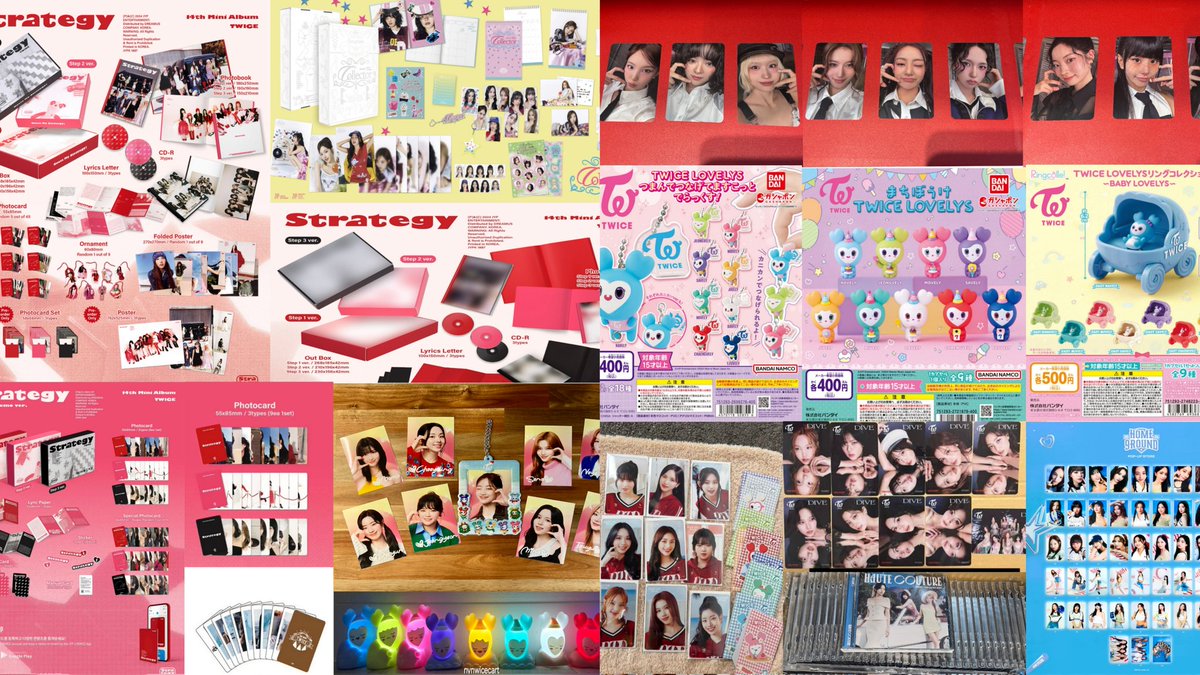 TWICE Christmas Giveaway 🎄🎁🌟

29 WINNERS ❤️

1 winner SEALED Strategy Standard Album
1 winner SEALED Strategy Nemo Album
1 winner SEALED HOME 9ROUND Trading Card
1 winner SEALED Lovelys Version 6 Goodnight Light
1 winner SEALED Lovelys Version 2 
1 winner SEALED Lovelys