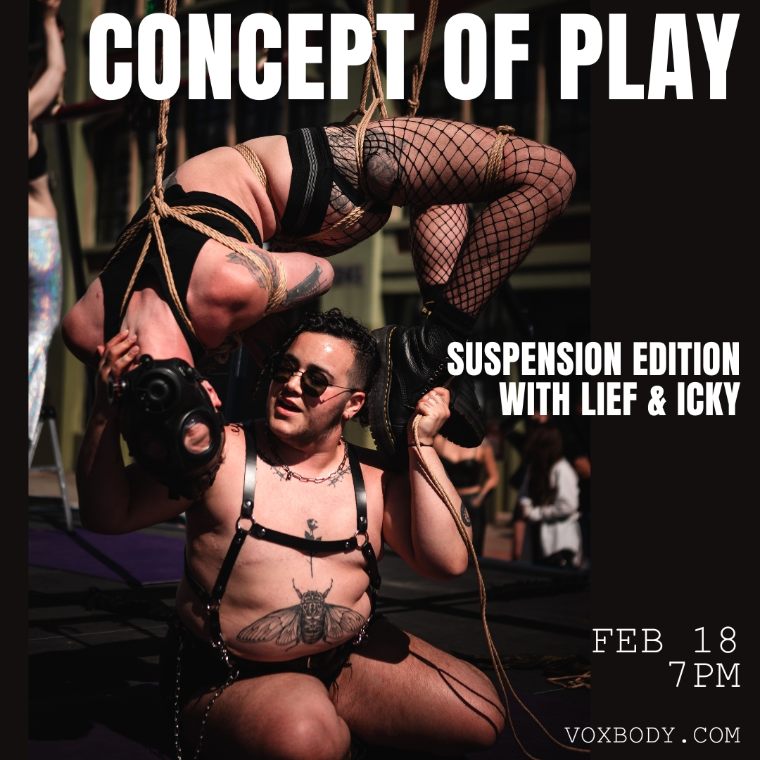 Join Lief and Icky at VoxBody Studio as they teach their playful version of suspension. Tickets here: tickettailor.com/events/voxbody…