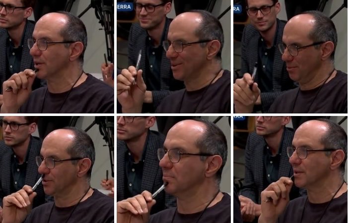SaraJade_13's tweet image. #PhilCoorey smirking arrogant &amp;amp; superior at Labor pressers yet his BL reveals insecurity &amp;amp; always the need to use an object such as a pen to cope with anxiety . Fidgeting with it as a distraction to provide comfort from stress. Touching the face &amp;amp; lips with it is self comfort.