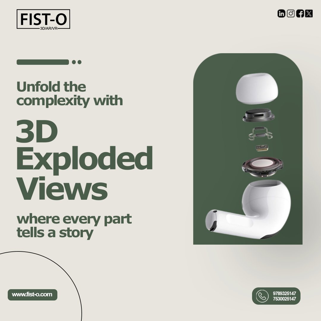 fistoar's tweet image. ✨ Discover perfection in every detail with our 3D exploded view! 😍💡

Contact us for 3D Animations

call:+91 753 002 5147
+91 978 932 5147

mail:info@fist-o.com
support@fist-o.com

#fisto #3danimation #explodedview #viral