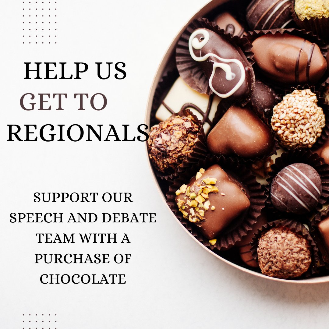 Gift some chocolate and help our speech and debate team. yumraising.com/secure/northwe… #seescandies #fundraiser