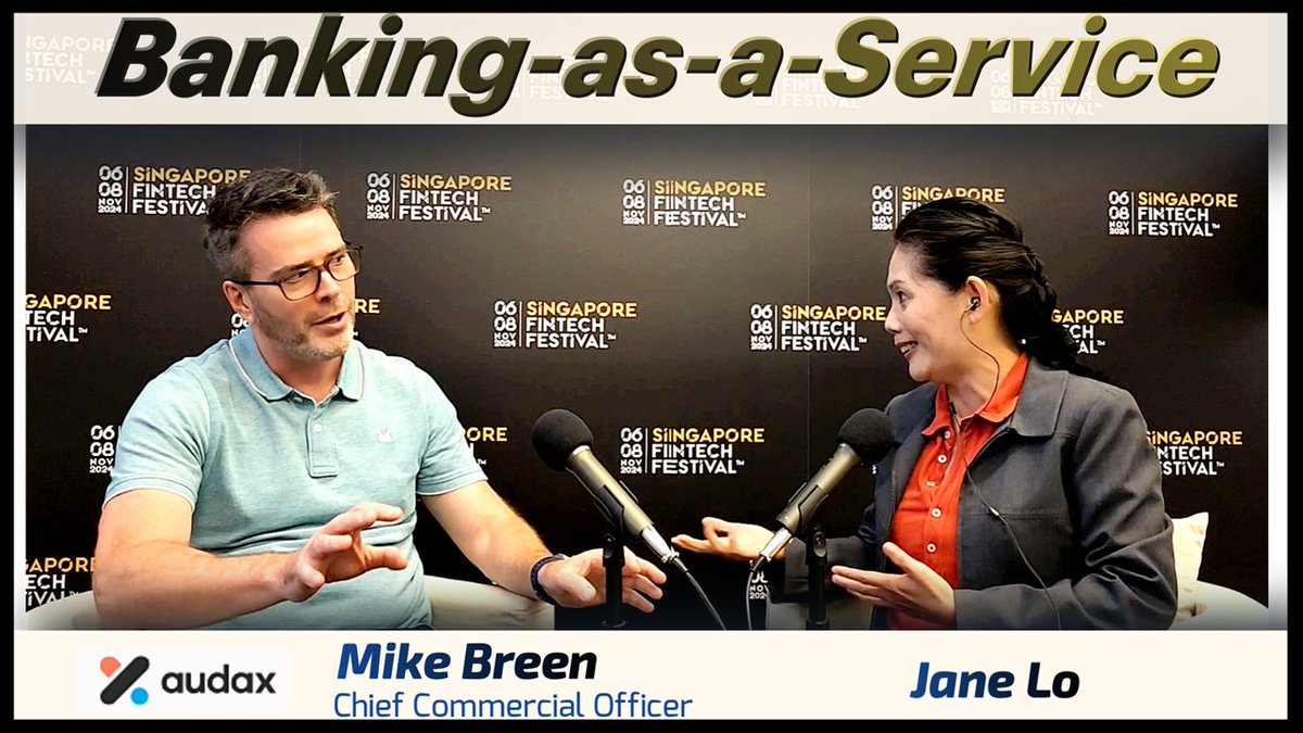 Jane Lo (@janelo8) on Twitter photo At <a href="/sgfintechfest/">Singapore FinTech Festival</a> Mike Breen (audax) unpacked "Banking-as-a Service" in shaping the future of banking—where speed, convenience, personalization are redefining the game.
🎥lnkd.in/gpHPkHwT
#fintech #digitalbanking #SingaporeFinTechFestival At <a href="/sgfintechfest/">Singapore FinTech Festival</a> Mike Breen (audax) unpacked "Banking-as-a Service" in shaping the future of banking—where speed, convenience, personalization are redefining the game.
🎥lnkd.in/gpHPkHwT
#fintech #digitalbanking #SingaporeFinTechFestival