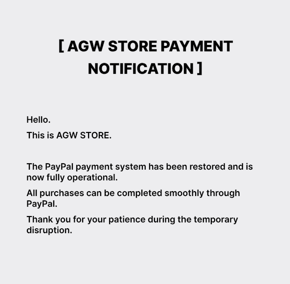 AGW STORE tweet media