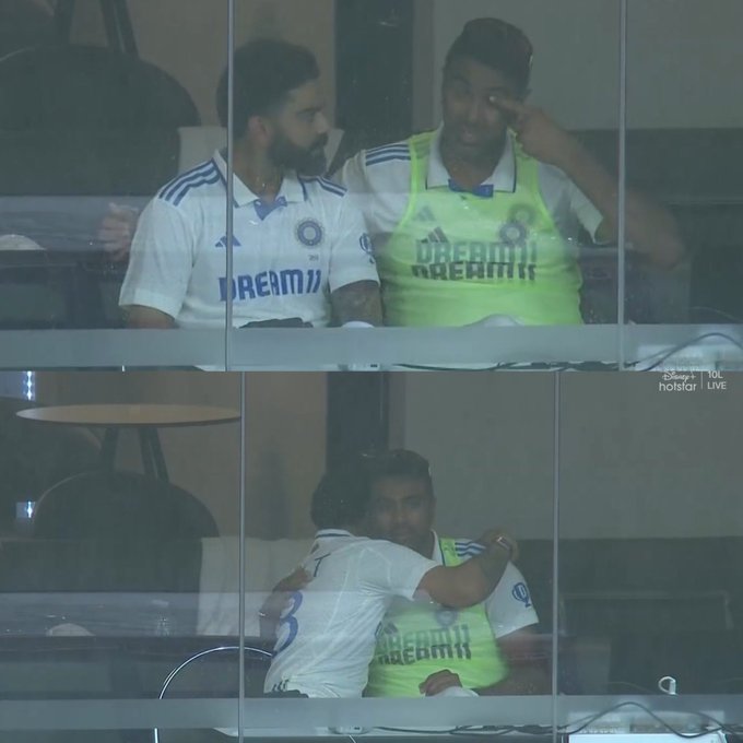 Kohli might be retiring; Ashwin Anna so humble, is crying over his teammate's retirement. 🥺👍🏻
#Ashwin #Kohli