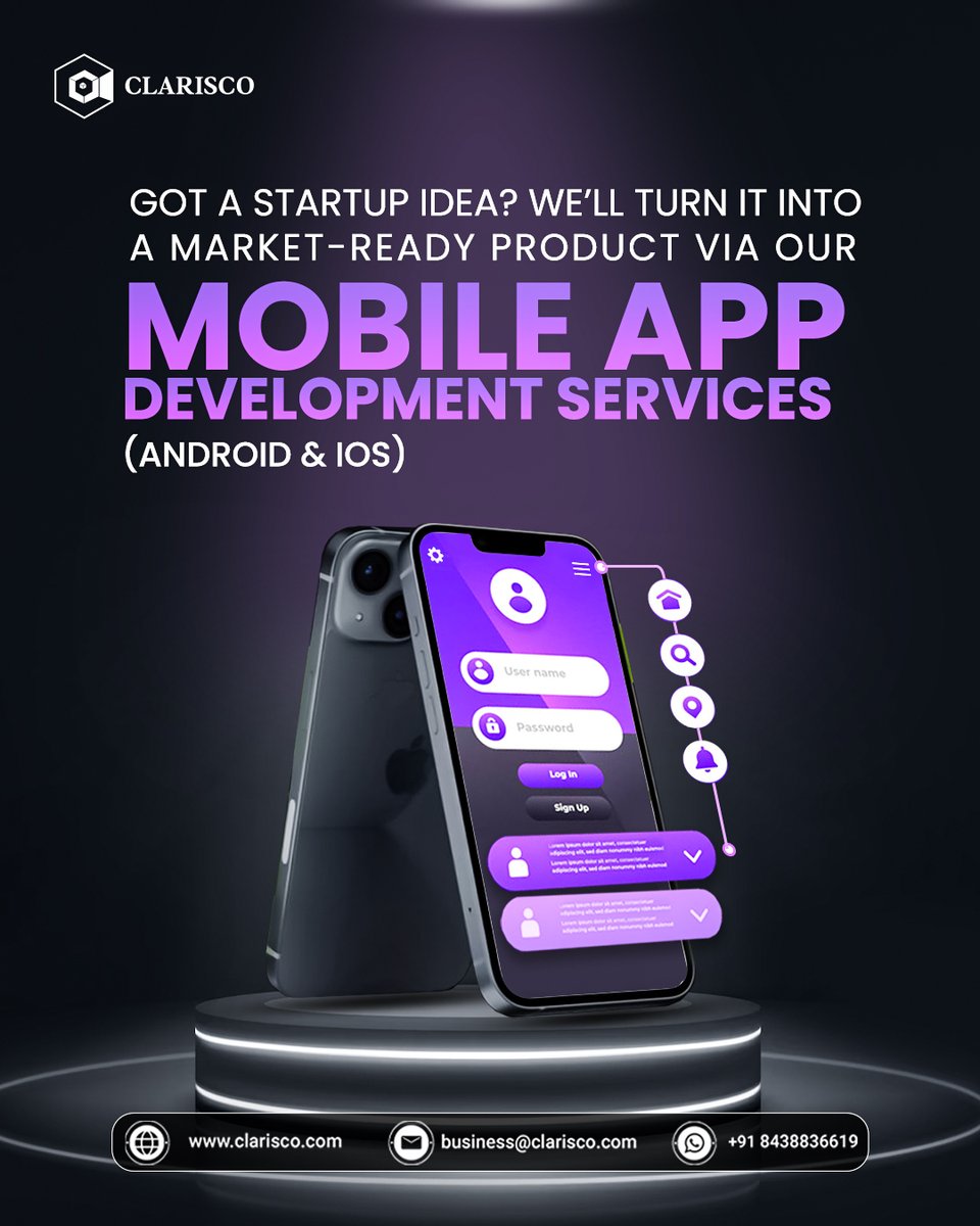 ClariscoSol's tweet image. Build Your Dream Mobile App for Android and iOS platforms with Clarisco Solutions to improve user engagement and ROI.

Want to learn more?
 bit.ly/3VMmypL

#clarisco #MobileAppDevelopment #AppDeveloper #iOSDevelopment #AppMarketing  #AppDesign #SoftwareDevelopment